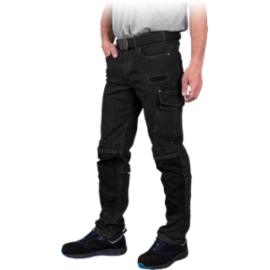 JEANS303-T - Elastyczne spodnie ochronne do pasa wykonane z jeansu - 2 kolory - 46-60