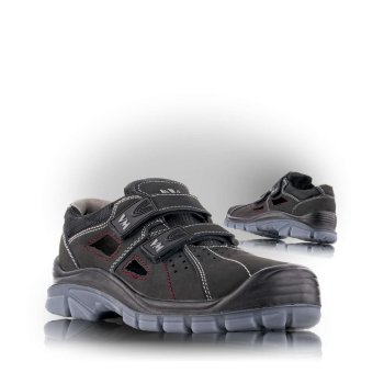 LINCOLN S1P SRC 5115 - lekkie sandały, skóra bydlęca, podnosek kompozyt, wkładka kevlar - METAL FREE - 36-48.