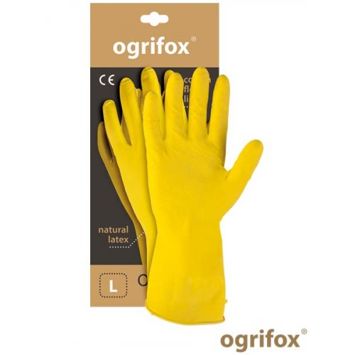 OX-FLOX - Rękawice ochronne gumowe flokowane - S-XL