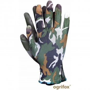 OX-POLICAMO - Rękawice ochronne w kolorze moro - 6-10