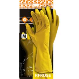 RFROSE - Rękawice ochronne gumowe flokowane - S-XL