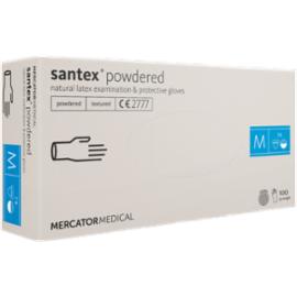 RMM-SANTEXFT - Rękawice lateksowe diagnostyczne, santex® powdered (FINGERTIP TEXTURED) - XS-XL