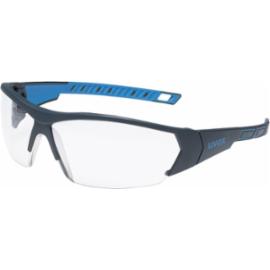 UX-OO-WORKS - szaro/stalowe okulary ochronne, filtr UV 400, niezaparowująca powłoka, klasa optyczna 1.