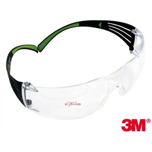 3M-OO-SECFIT - okulary ochronne SecureFit™ 400, lustrzany efekt, miękkie regulowane noski - 2 kolory.