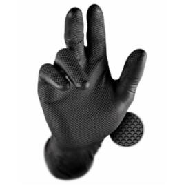 GRIPPAZ 246A BLACK - rękawice jednorazowe, Nitryl - 08-11