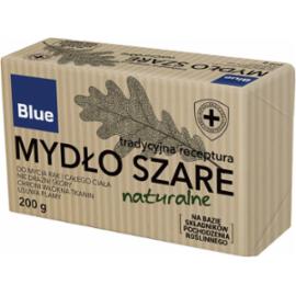 DELKO-MYD - Mydło w kostce szare, naturalne 200g - 200 g