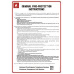DB002 General fire - protection instructions. Instrukcja ogólna przeciwpożarowa ( wersja angielska )