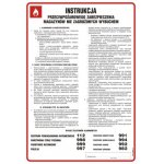 DB011 Instrukcja przeciwpożarowego zabezpieczenia magazynów nie zagrożonych wybuchem