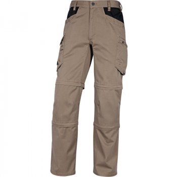 M5SPA - spodnie robocze 3 w 1, stone washed, gumka w talii i po bokach, 8 kieszeni, 1 na miarkę - S-3XL.
