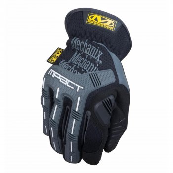MPC-58 - rękawice skórzane Mechanix M-Pact® Open Cuffs, chroni dłonie dzięki gumie (TPR) pochłania tępe uderzenia - XL,2XL.