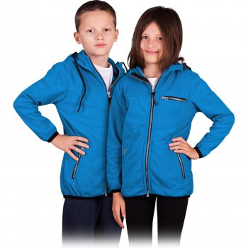 POLAR-KIDS - Bluza POLAR-KIDS dla dzieci o wysokiej jakości krótko strzyżonego polaru - XS-L