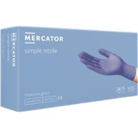 RMM-SIMPLENIT - Rękawice nitrylowe w kolorze niebieskim - bezpudrowe - S-XL