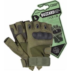 RTC-BUZZARD - Rękawice ochronne taktyczne, bez końcówek na palcach - M-XL