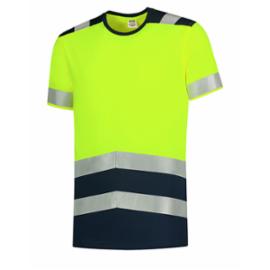T-Shirt High Vis Bicolor T01 - ADLER - Koszulka unisex, 180 g/m², 100 % poliester - 2 kolory - S-3XL