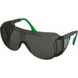 UX-OO- WELD - okulary spawalnicze, kolor czarno-zielony, poliwęglan z powłoką Infradur, 4-stopniowa regulacja, 3 rodzaje filtrów