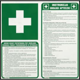 Z-IB09 - Instrukcja BHP „Ogólne zasady postępowania przy udzielaniu pierwszej pomocy poszkodowanym w wypadkach + instrukcja obsługi apteczki” - 220x220