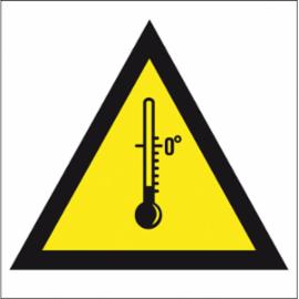 ZZ-11KN - Oznakowanie substancji chemicznych Ostrzeżenie przed niskimi temperaturami - 160x160