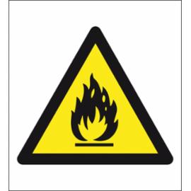 ZZ-152CH - Oznakowanie substancji chemicznych Niebezpieczeństwo pożaru. Materiały łatwo zapalne - 200x200