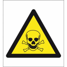 ZZ-153CH - Oznakowanie substancji chemicznych Ostrzeżenie przed niebezpieczeństwem zatrucia substancjami toksycznymi - 200x200