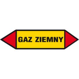 ZZ-6K2 - Oznakowanie rurociagów Gaz ziemny - 25x75-40x120