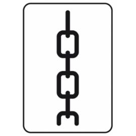 ZZ-7NP - Oznakowanie substancji niebezpiecznych w transporcie Miejsce mocowania lin,łańcuchów - 105x148-52x74