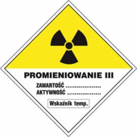 ZZ-7PO - Oznakowanie promieniowania Promieniowanie 3 - 230x230