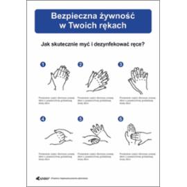 ZZ-IBG01A - Instrukcja BHP i PPOŻ Instrukcja mycia rąk, bezpieczna żywność w twoich rękach - 200x300