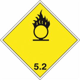 ZZ-T7 - Oznakowanie substancji niebezpiecznych w transporcie Nadtlenek organiczny stwarzający niebezpieczeństwo pożaru - 300x300